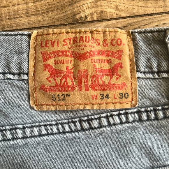 Grey Levi Jeans, straight fit, 34/30 - Picture 3 of 3